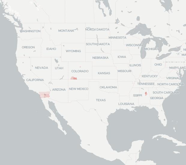 USA Communications Availability Map. Click for interactive map