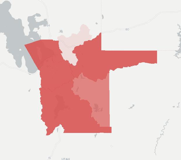 Utah Broadband Availability Map. Click for interactive map.