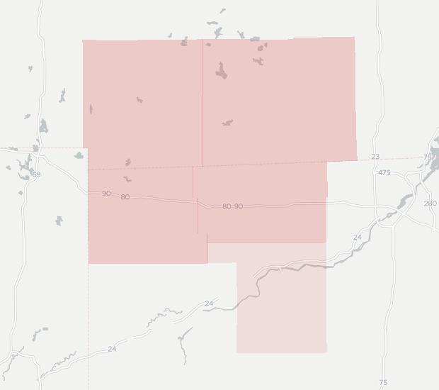 Waldron Communication Company Availability Map. Click for interactive map
