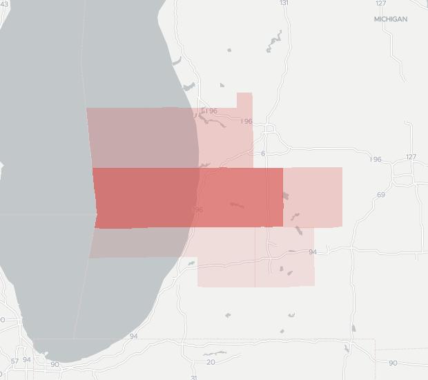 West Michigan Wireless ISP Availability Map. Click for interactive map