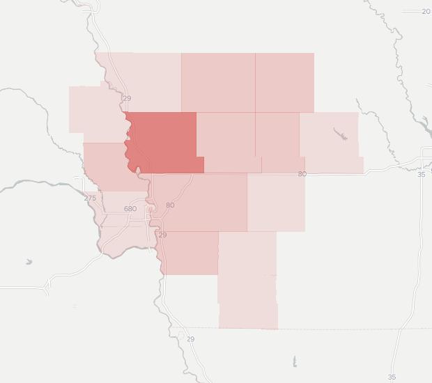 Western Iowa Wireless Availability Map. Click for interactive map