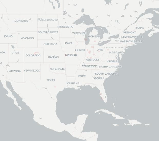 Xiber Availability Map. Click for interactive map