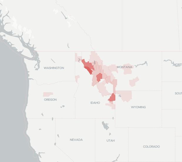 Blackfoot Communications Availability Map. Click for interactive map.