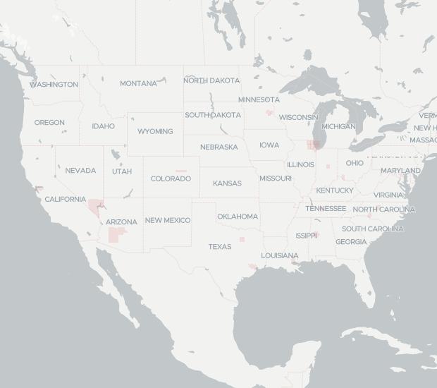 Netrix Availability Map. Click for interactive map.