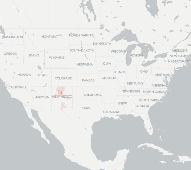 Santo Domingo Pueblo ISP Availability Map. Click for interactive map