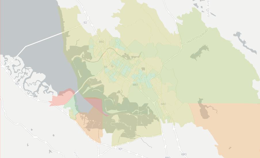 Fremont Ca Zip Code Map Map