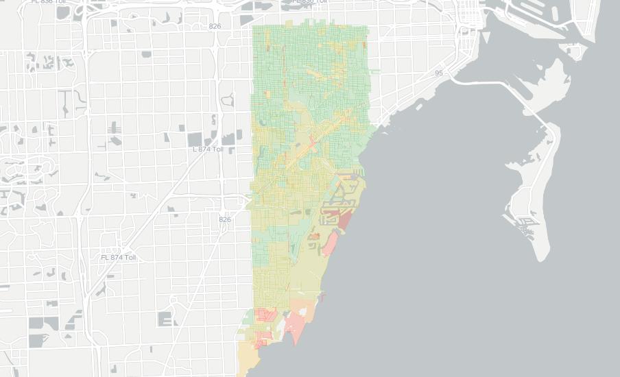 Coral Gables Zip Code Map - Map