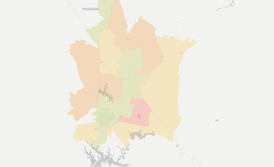 Monster Broadband Coverage Map The Top 7 Internet Providers In Manchester, Tn (Jun 2022)